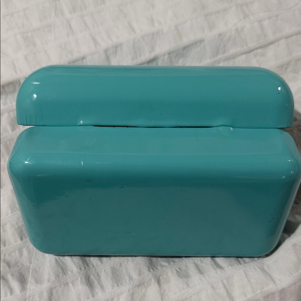 Tiffany & Co. Blue sunglass/eyeglass case - Picture 3 of 4